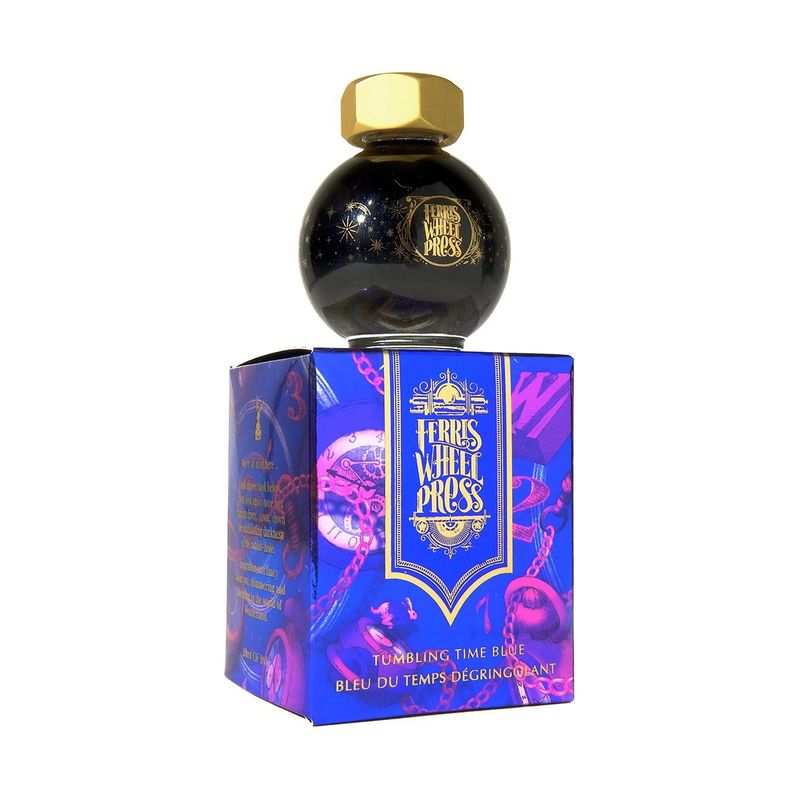 Ferris Wheel Press Ferritales Tumbling Time Blue Bottled Ink (20ml)