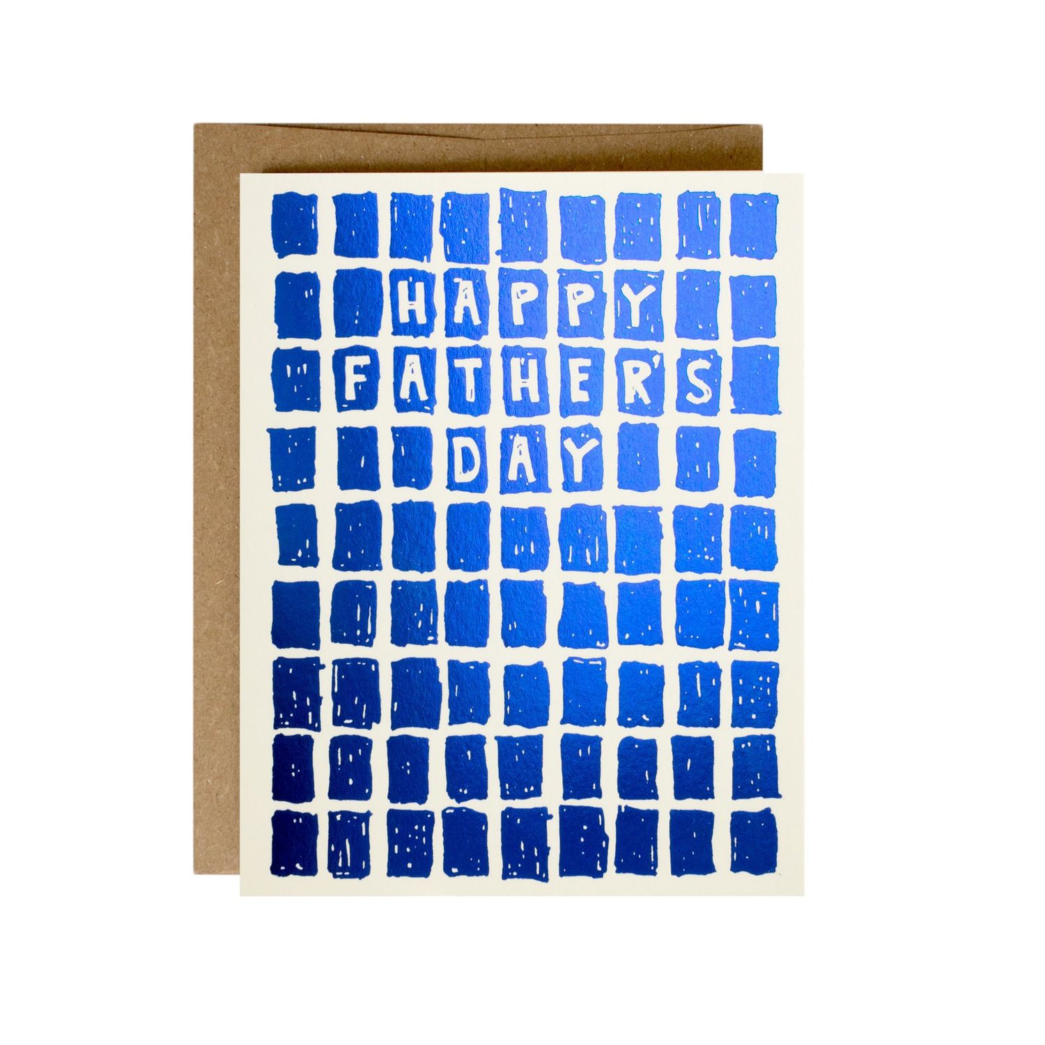 Tiles Father&#39;s Day Letterpress Card