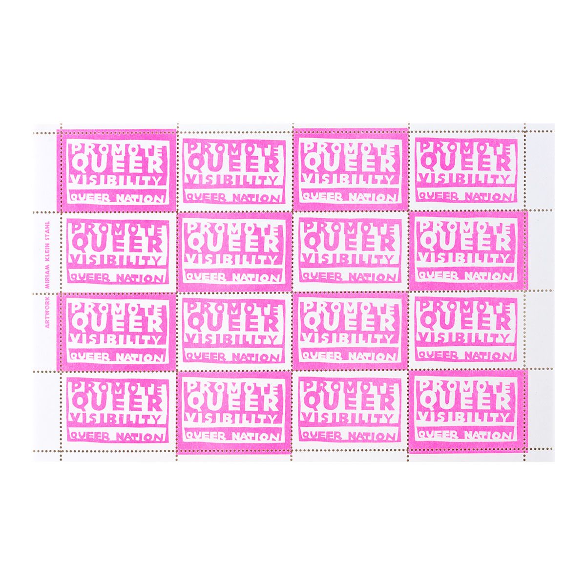 Promote Queer Visibility Decorative Stamps