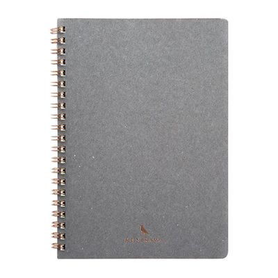 Kunisawa Find Ring Notebook Grey A5