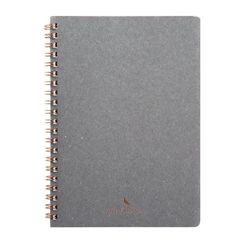 Kunisawa Find Ring Notebook Grey A5