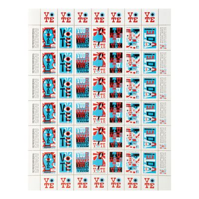 Get Out The Vote Stamps Michael Wertz