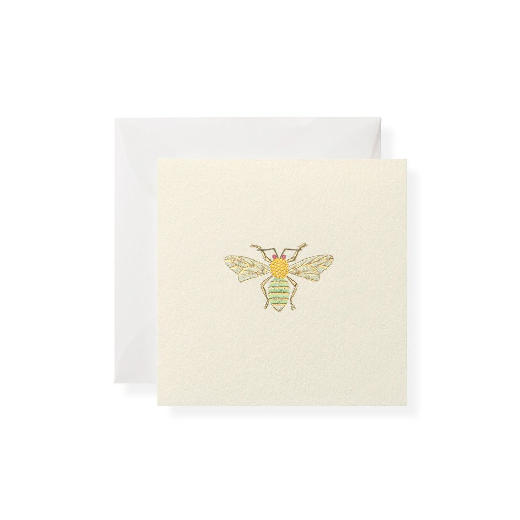 Bee Glitter Letterpress Gift Enclosure