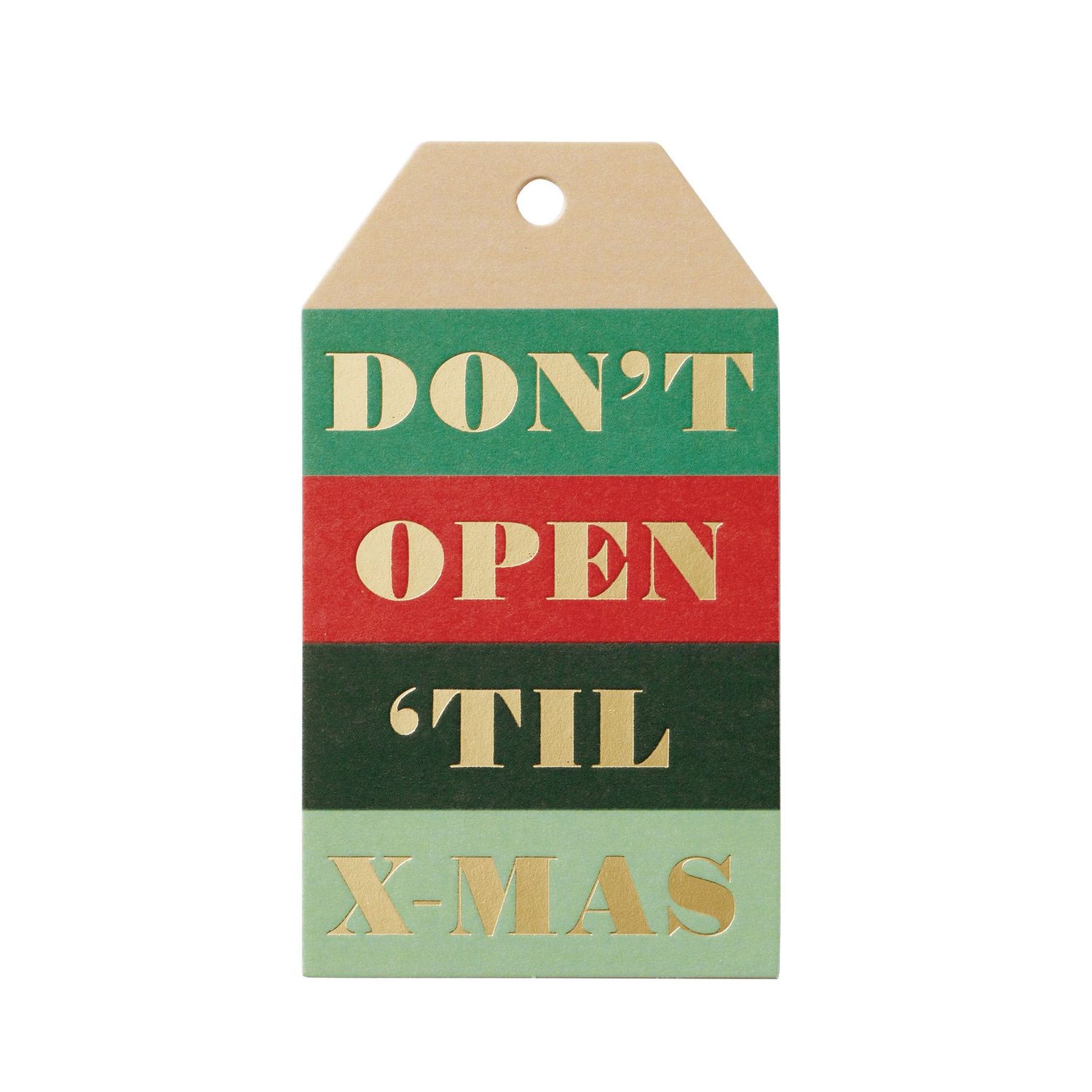 Don&#39;t Open Til Xmas Gift Tags
