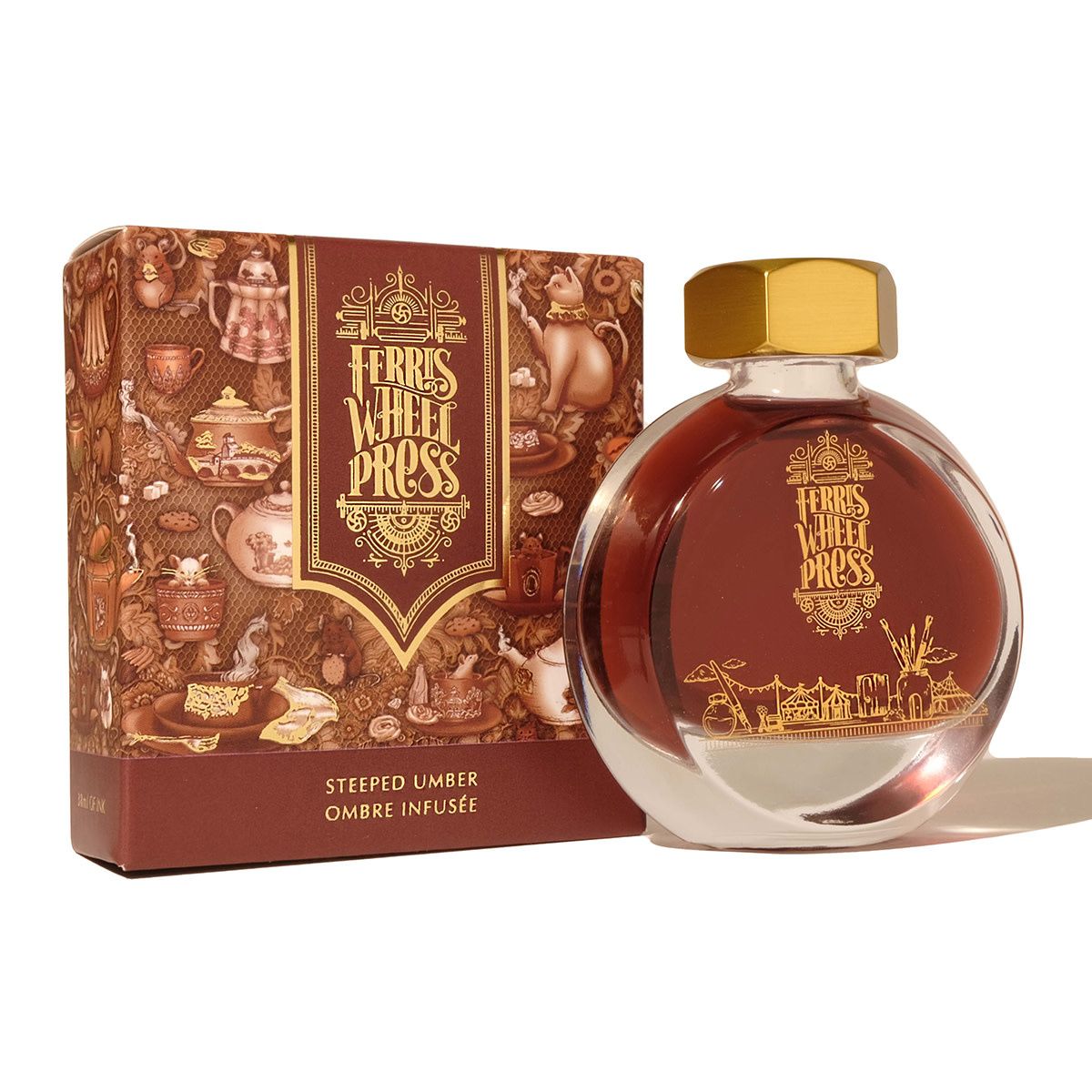 Ferris Wheel Press Steeped Umber Ink (38ml)