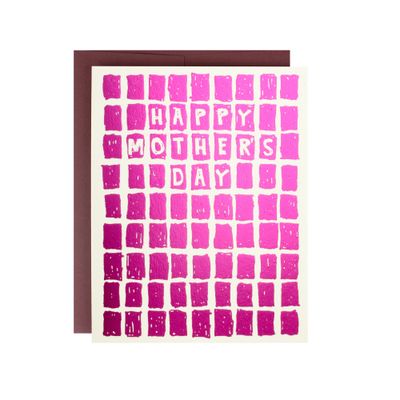 Tiles Mother&#39;s Day Letterpress Card