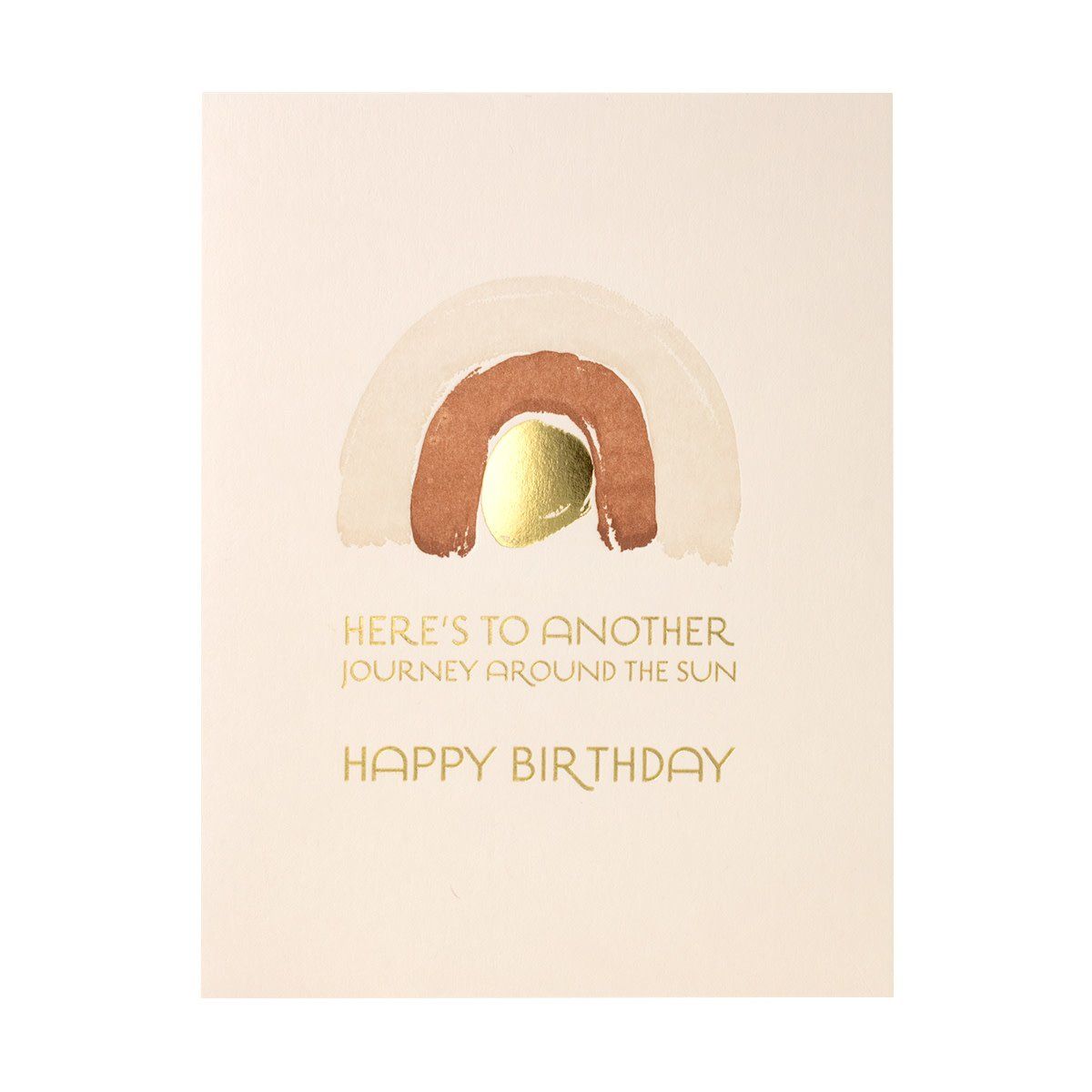 Another Journey Around the Sun Letterpress Card