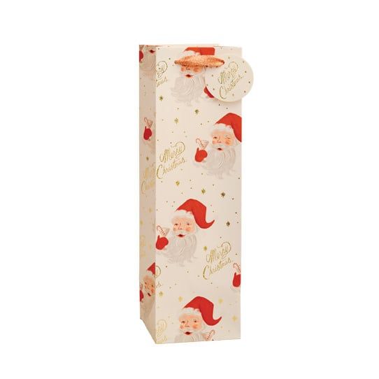 Santa Wine Gift Bag