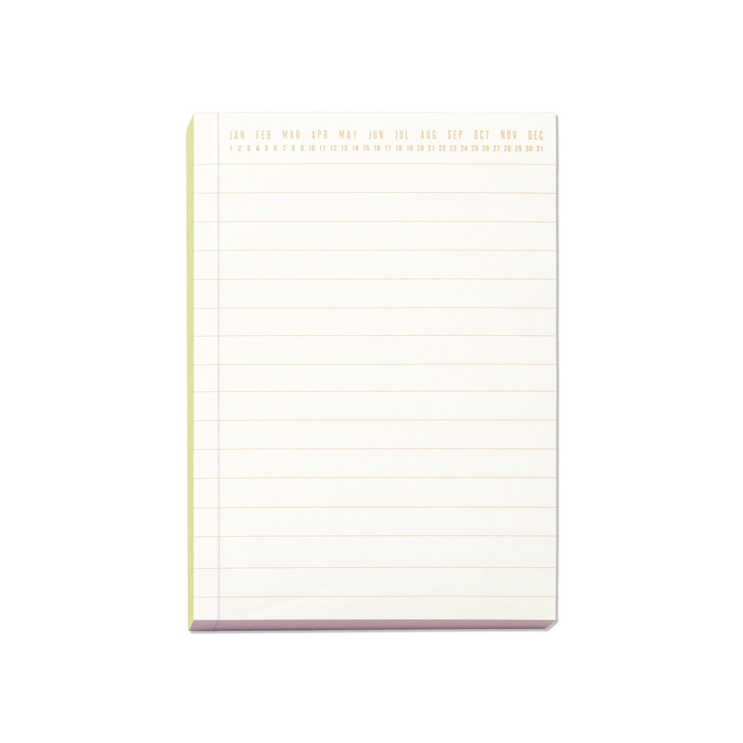 Chartreuse &amp; Pink Colorblock Notepad