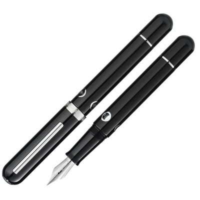 Nahvalur Nautilus Cephalopod Silver Fountain Pen