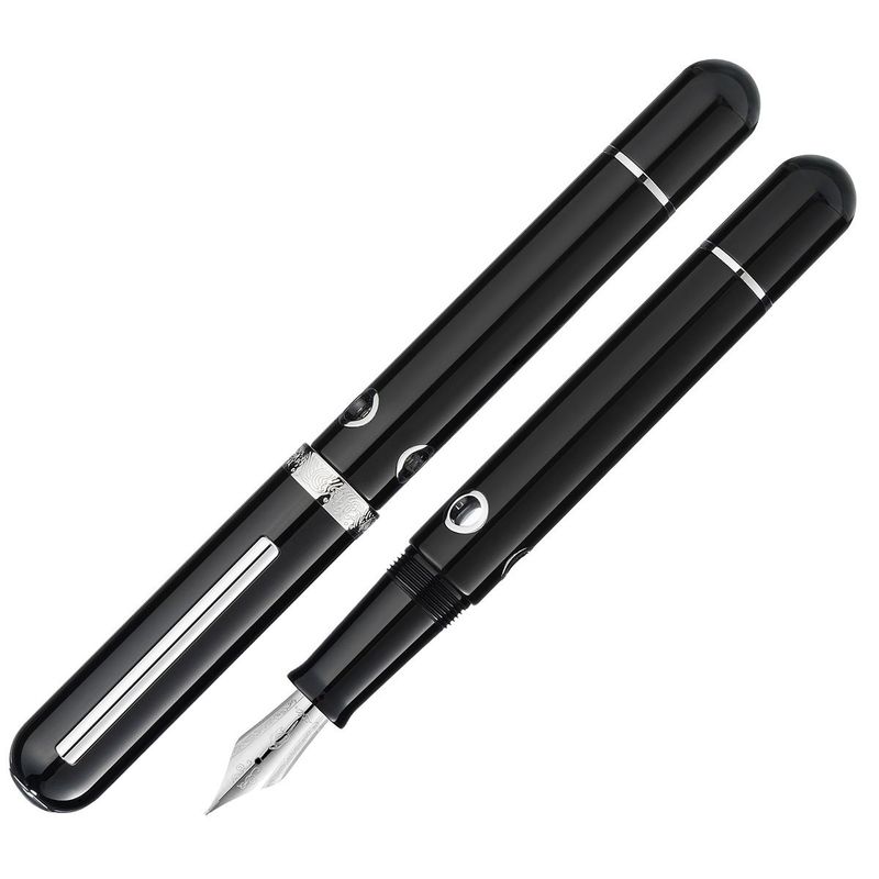 Nahvalur Nautilus Cephalopod Silver Fountain Pen