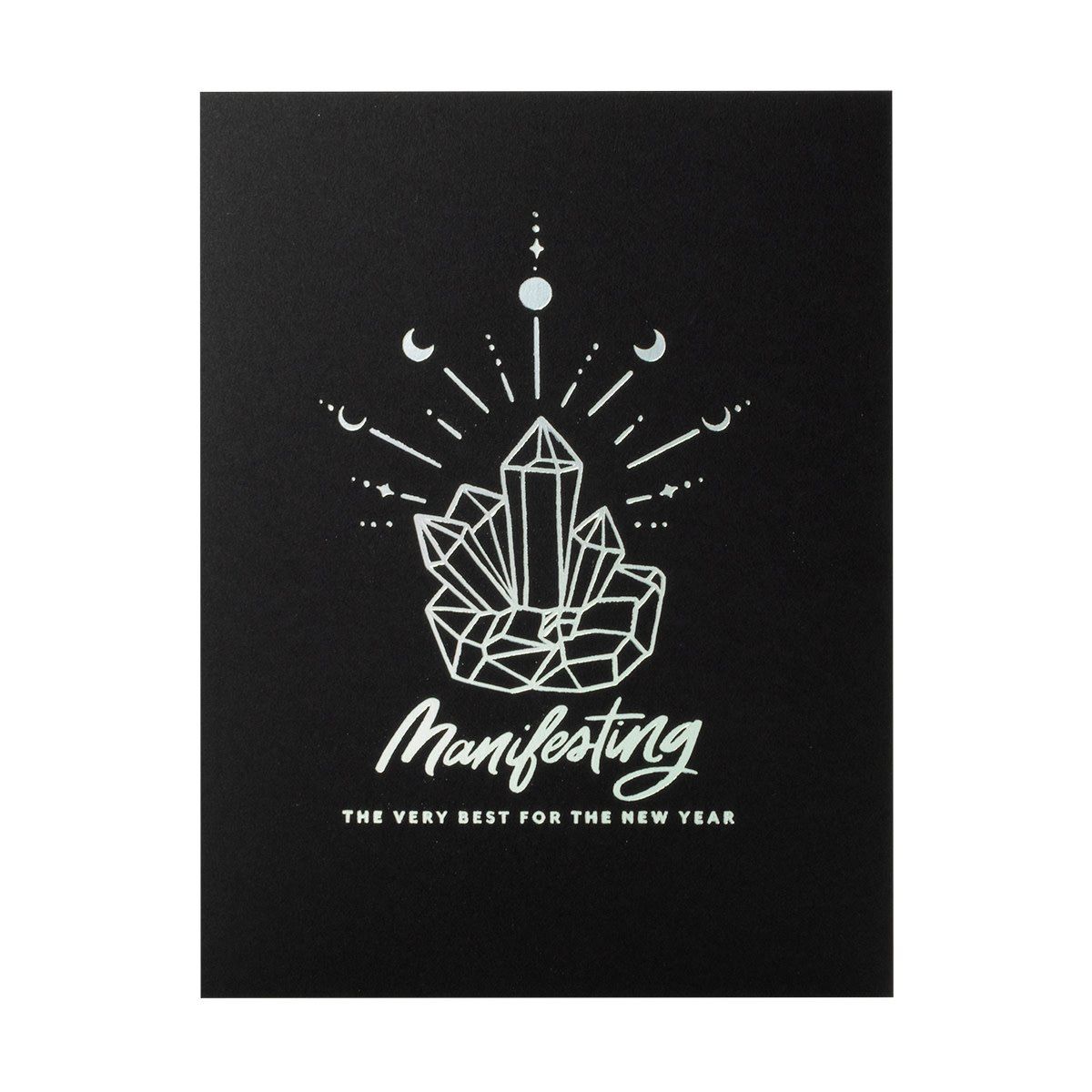 Manifest New Year Letterpress Card