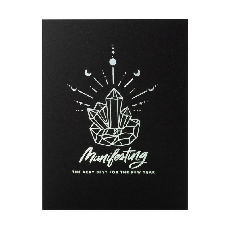 Manifest New Year Letterpress Card