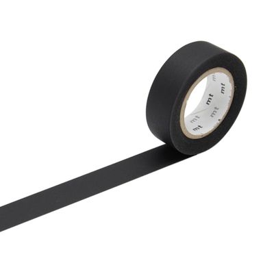 Matte Black Washi Tape