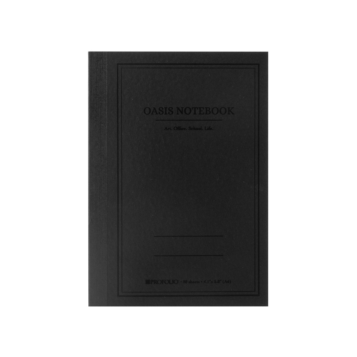 Oasis Notebook A6 Charcoal