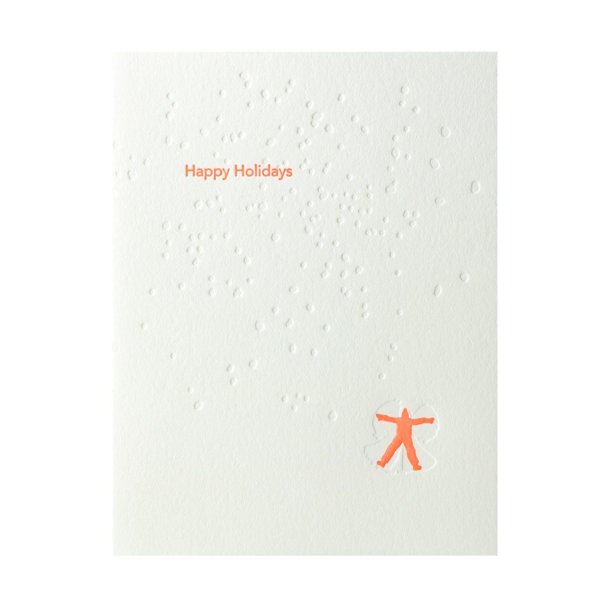 Celebrate Little Things Snow Angel Letterpress Cards Box of 6