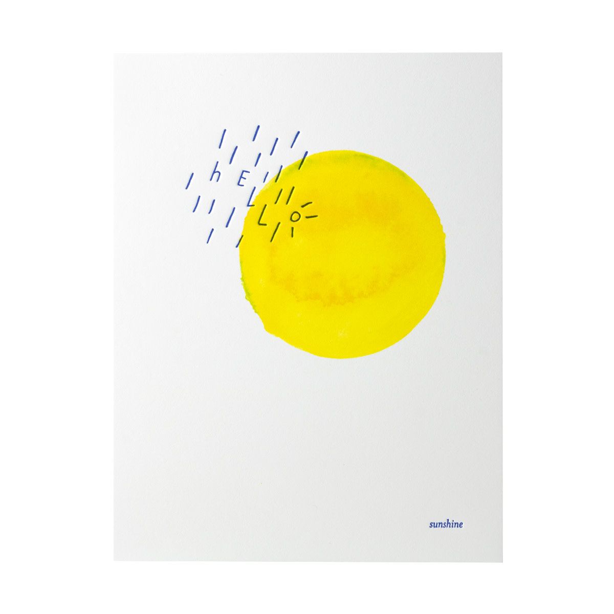 Hello Sunshine Greeting Card