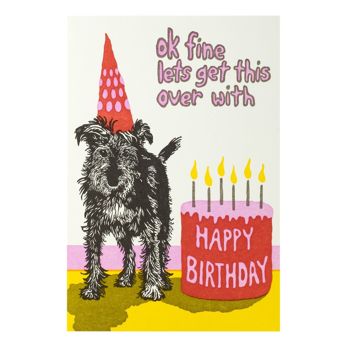 Ok fine let&#39;s get this over with Letterpress Card
