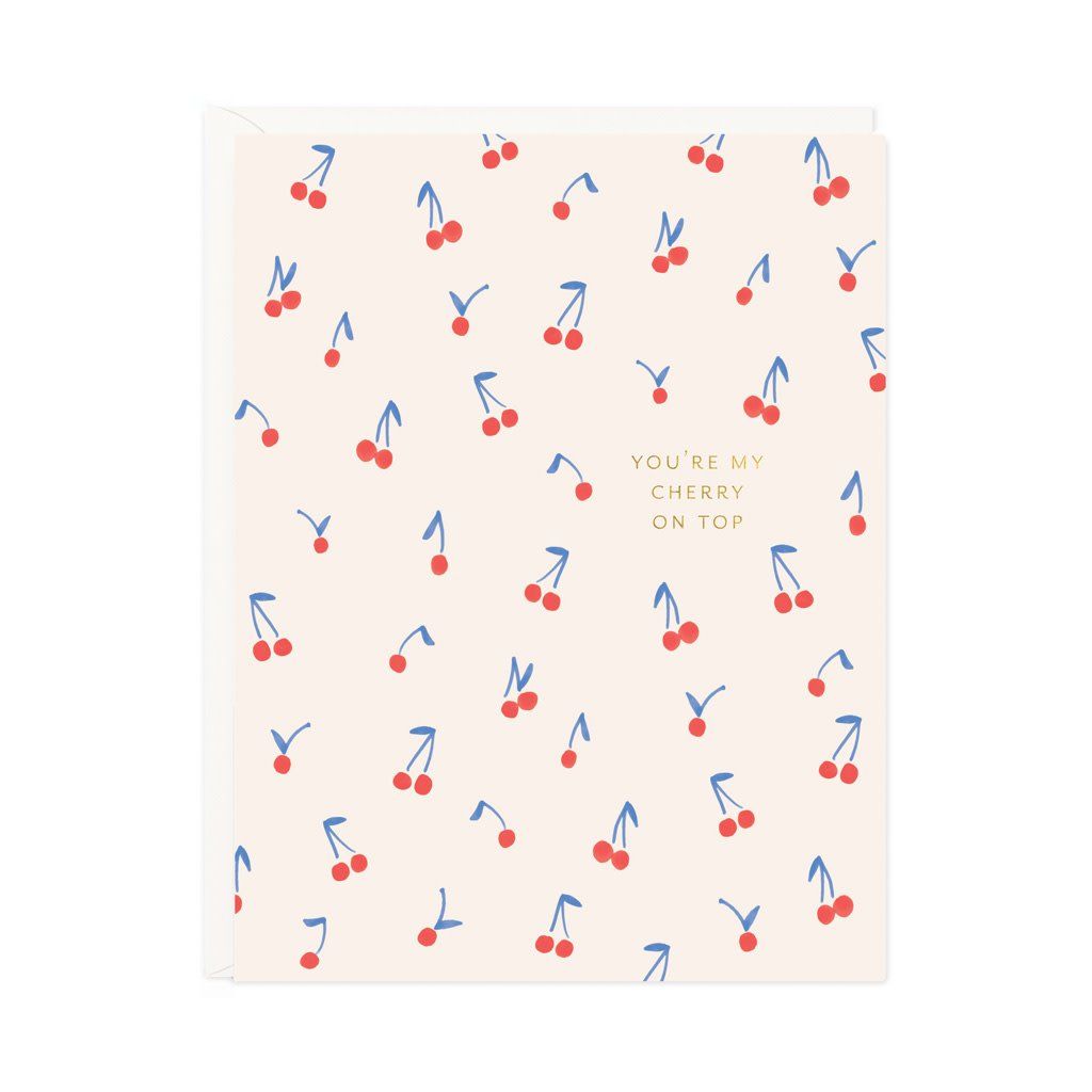 Cherry On Top Love Card