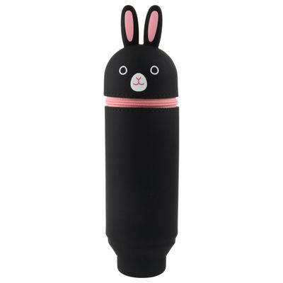 Stand Pen Case Black Rabbit