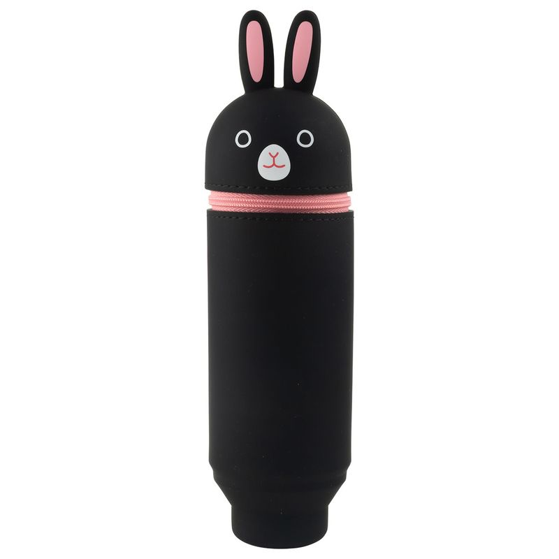 Stand Pen Case Black Rabbit