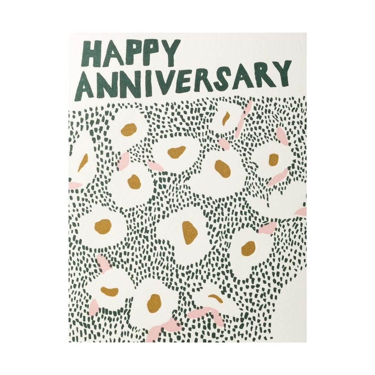 Anniversary Meadow Letterpress Card