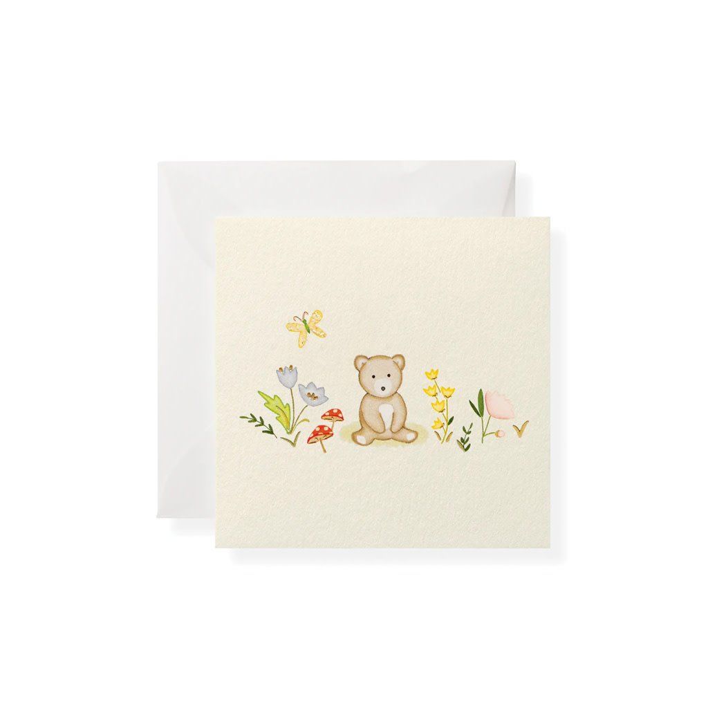 Bear Letterpress Gift Enclosure