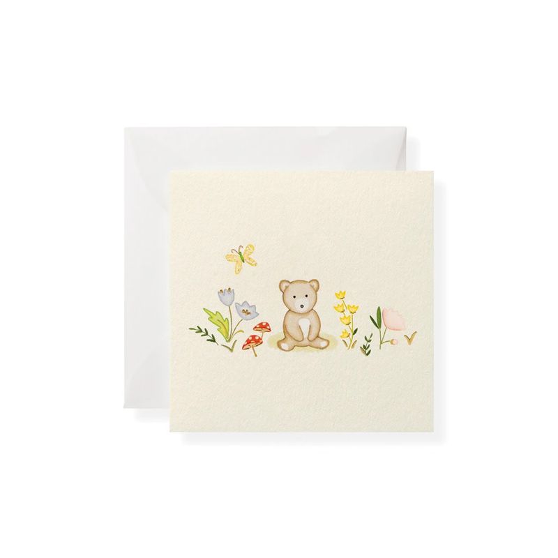 Bear Letterpress Gift Enclosure