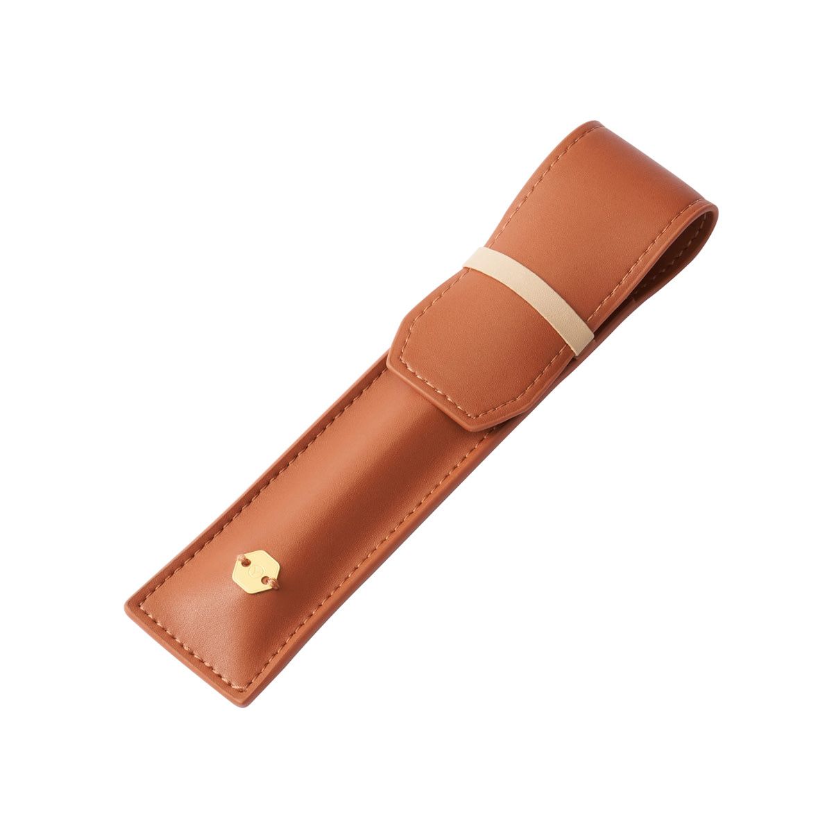 ystudio Classic Reflect Pen Pouch Caramel