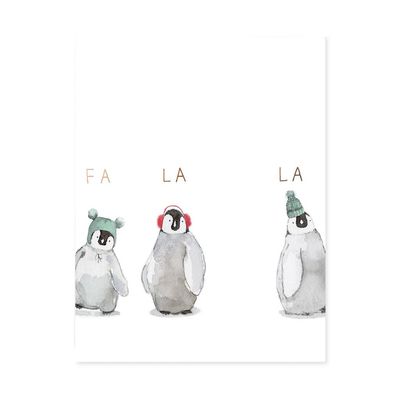 Cozy Penguins Holiday Card