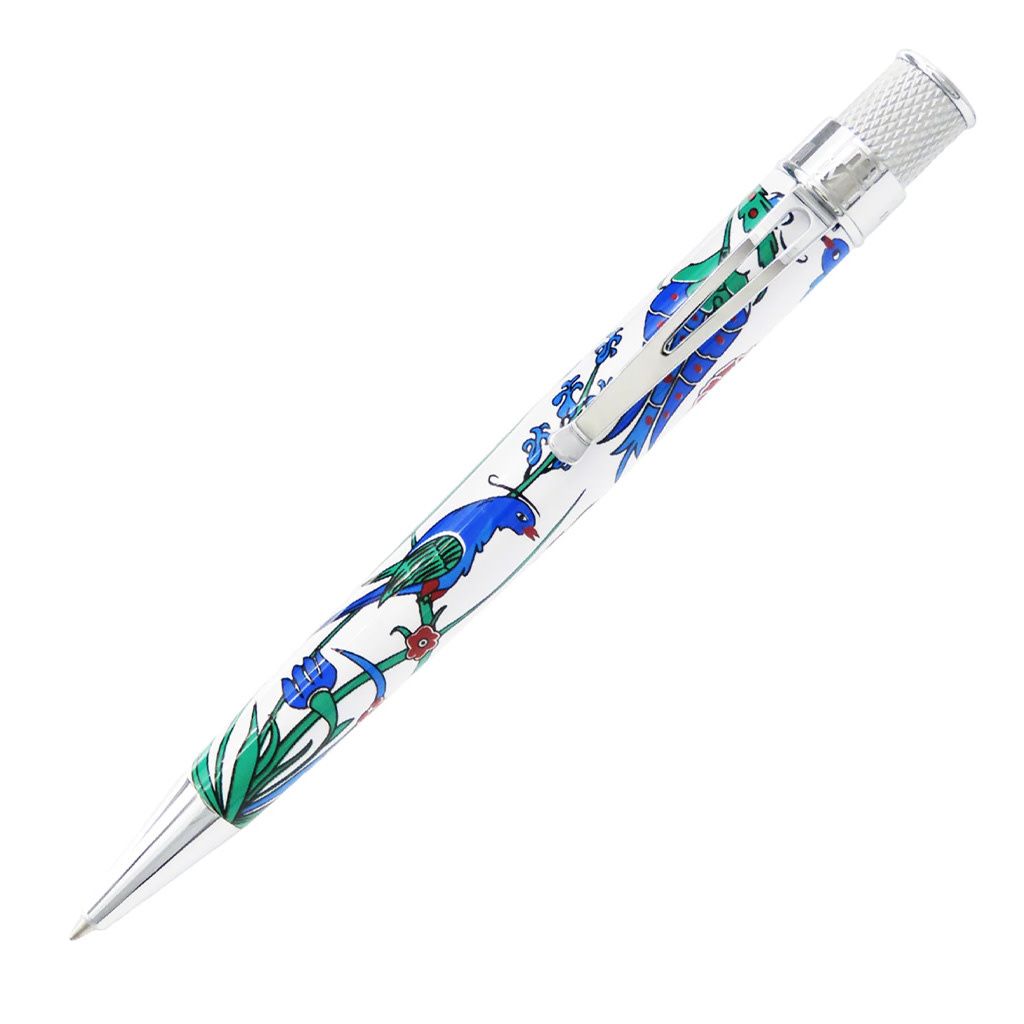 Retro 51 Iznik Garden Blue Birds &amp; Flowers Rollerball