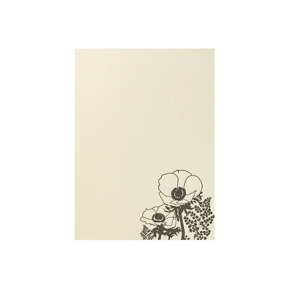Anemone Letterpress Notecard Set