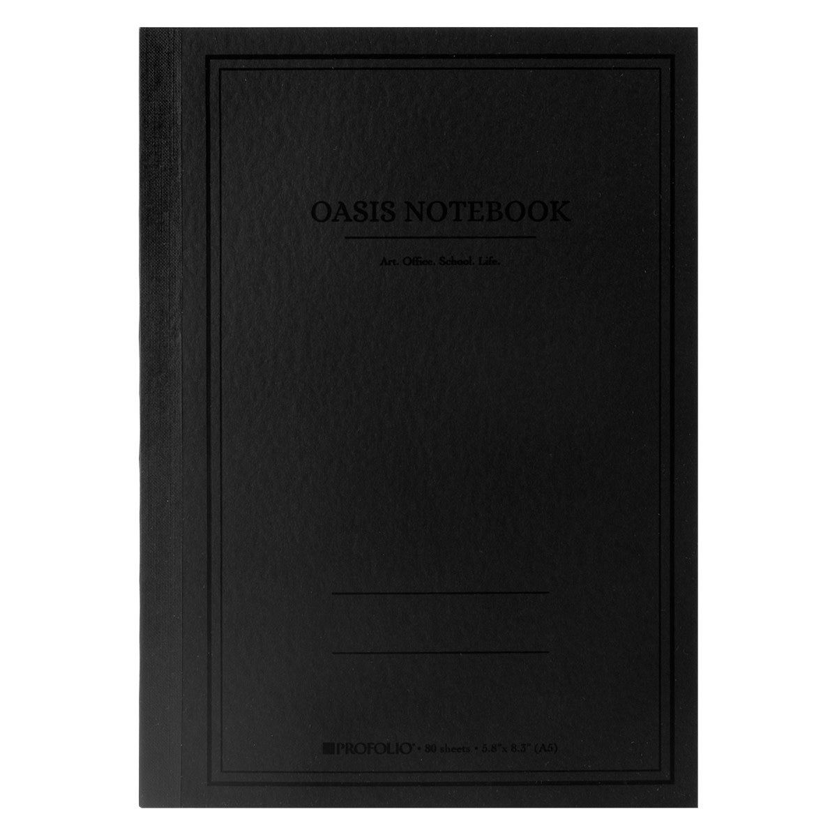 Oasis Notebook A5 Charcoal