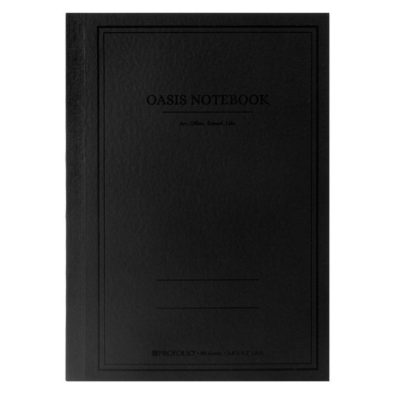 Oasis Notebook A5 Charcoal