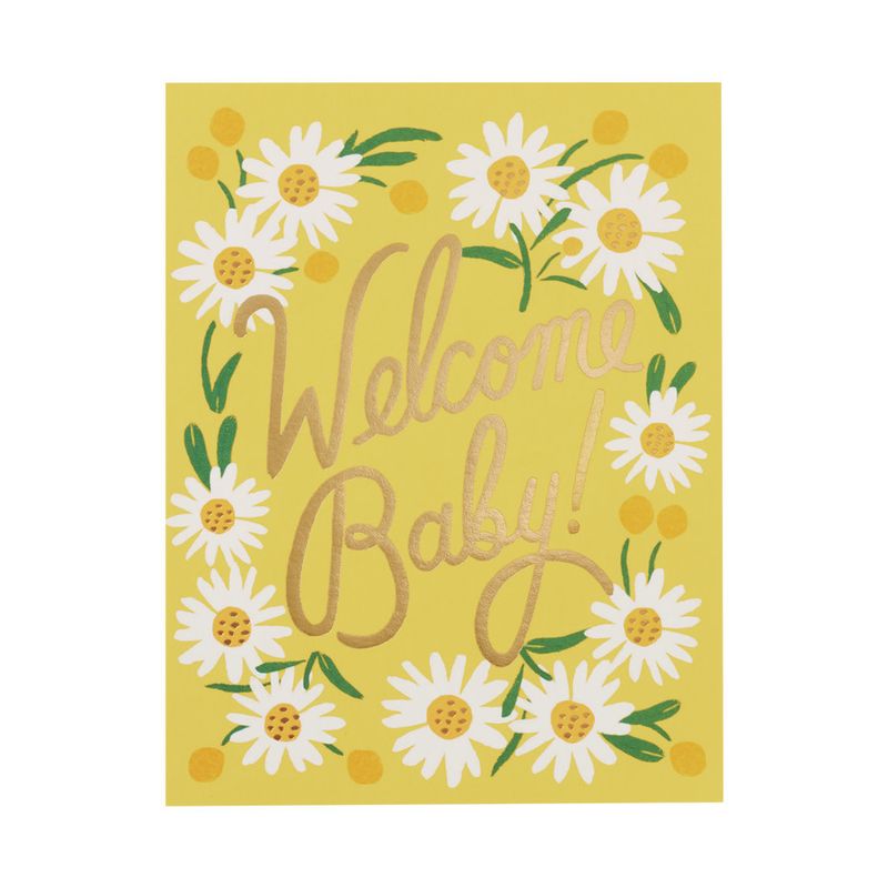 Daisy Baby Card