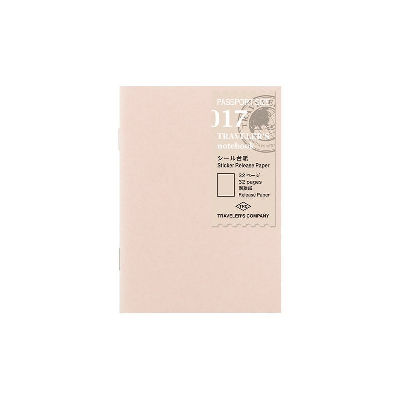 Refill Sticker Release Paper Passport 017