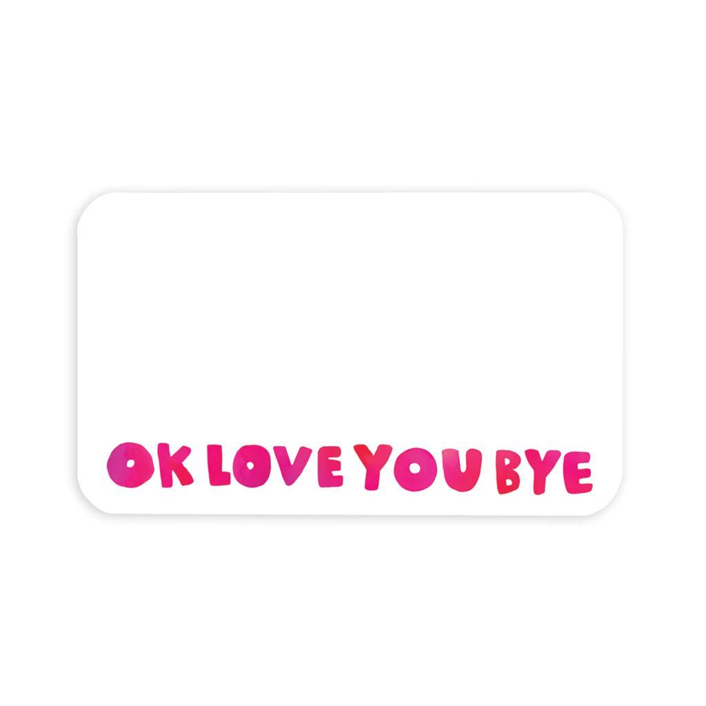 Okloveyoubye Little Notes