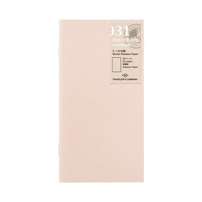 Refill Sticker Release Paper 031