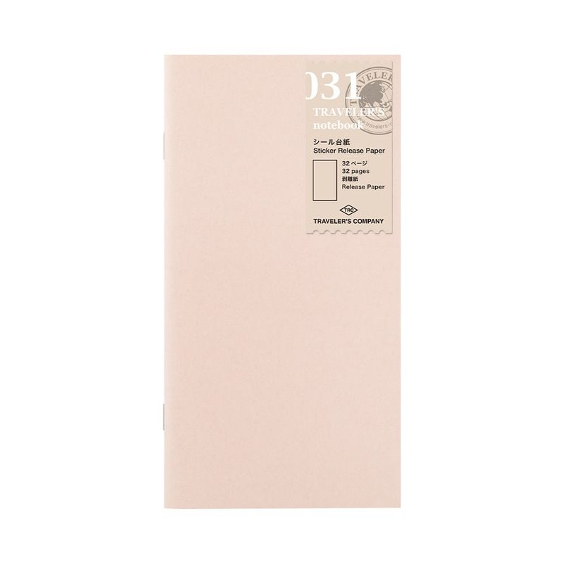 Refill Sticker Release Paper 031