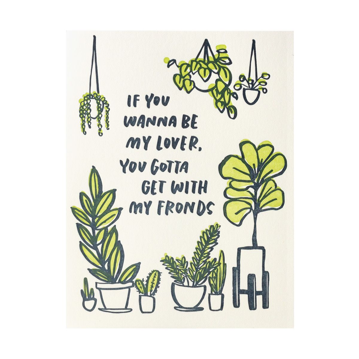 Frondship Letterpress Card
