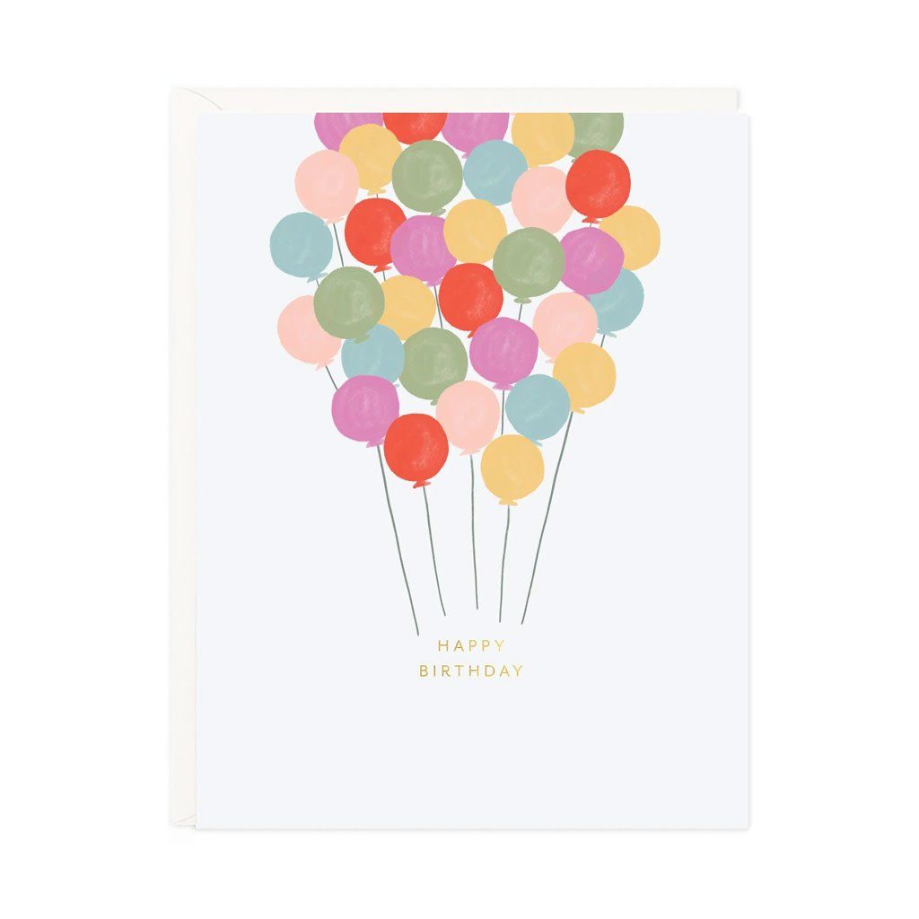 Birthday Balloons Card