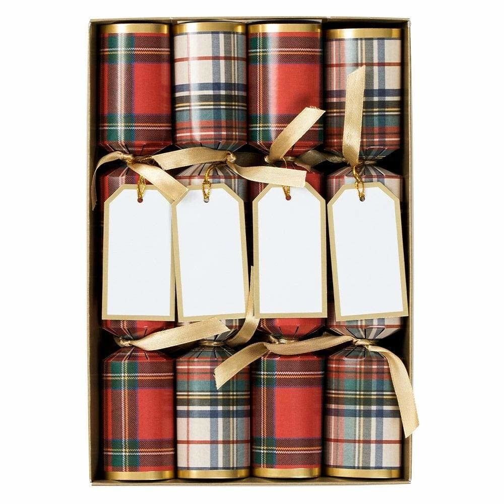 Stewart Tartan Christmas Crackers