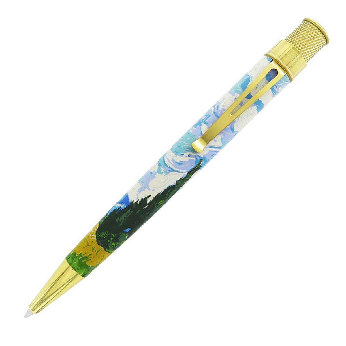 Retro 51 Van Gogh Wheat Fields &amp; Cypress Rollerball