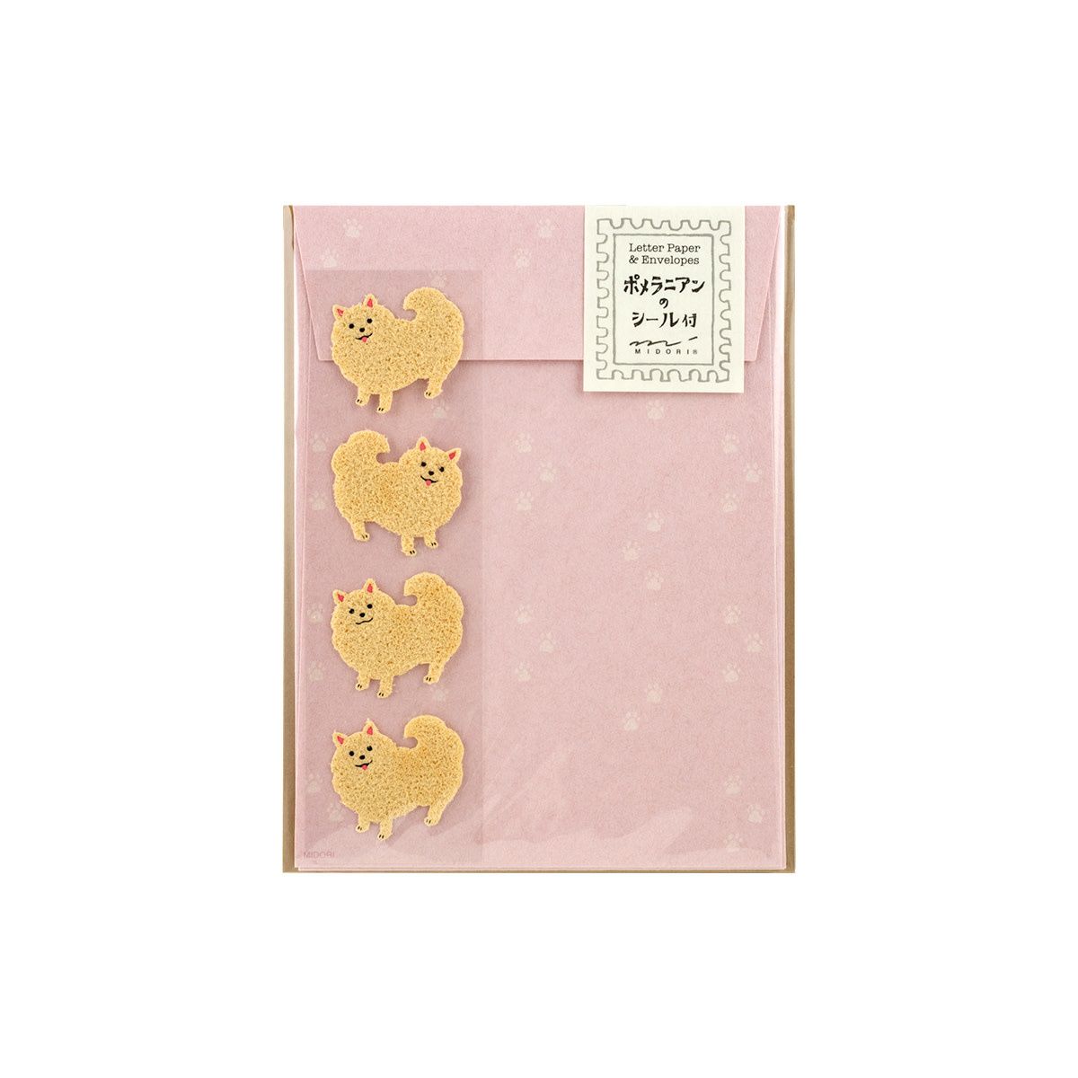 Letter Set Pomeranian with Stickers
