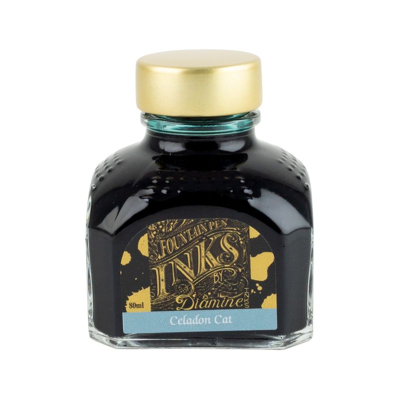 Diamine Celadon Cat Bottled Ink (80ml)