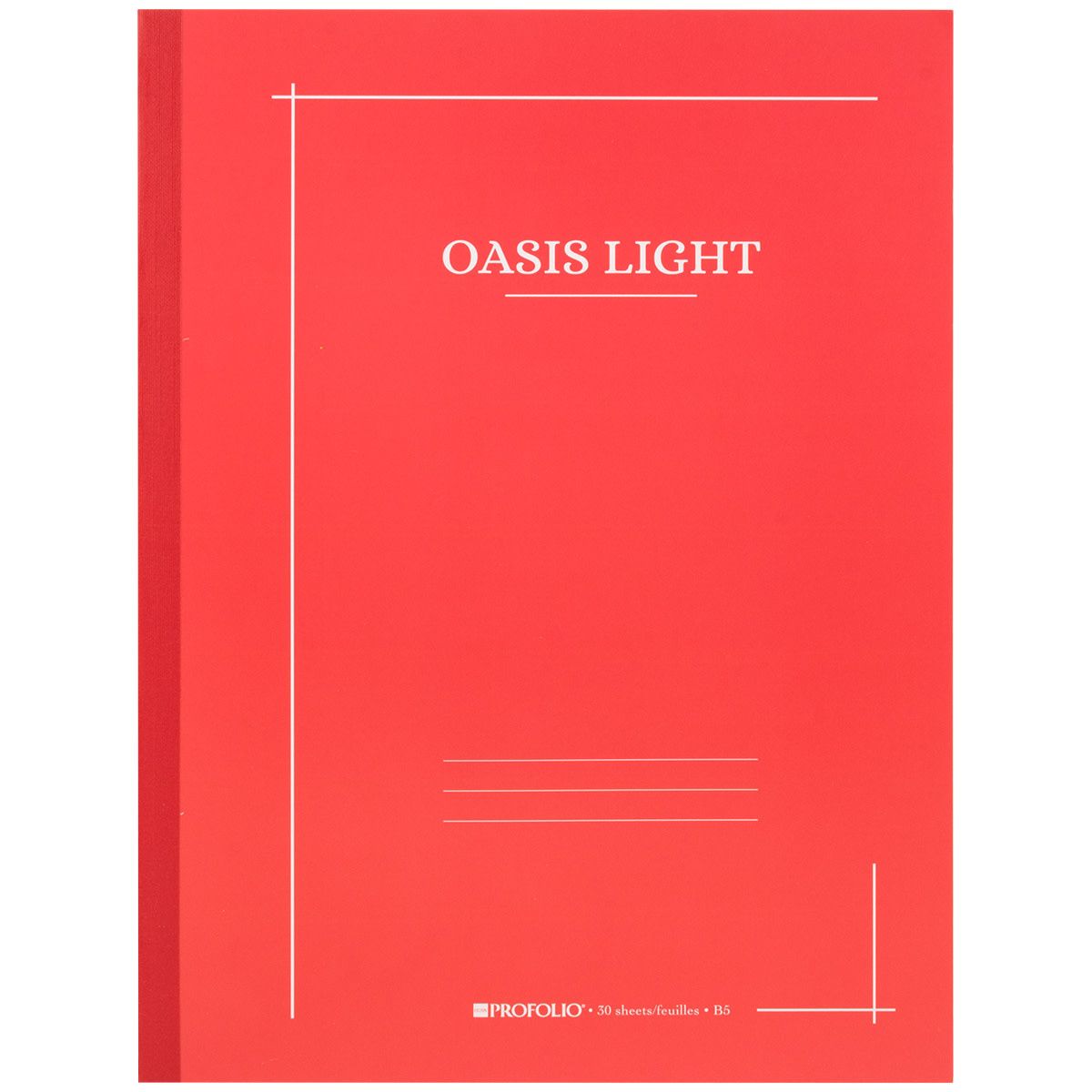 Oasis Light Notebook B5 Tomato