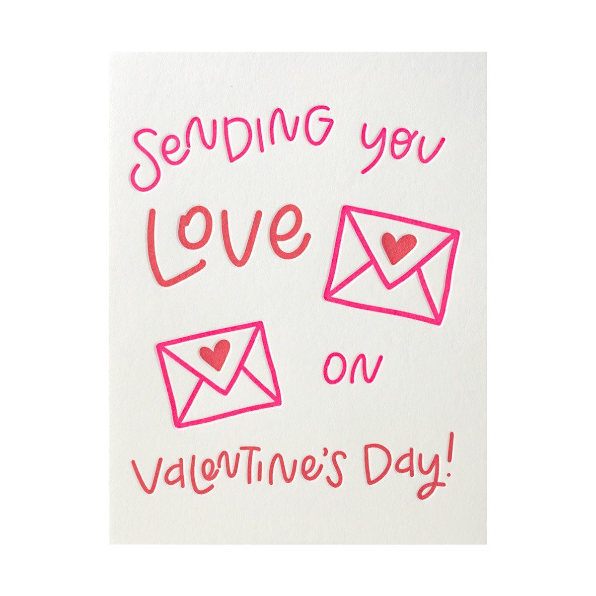 Love Letters Letterpress Card