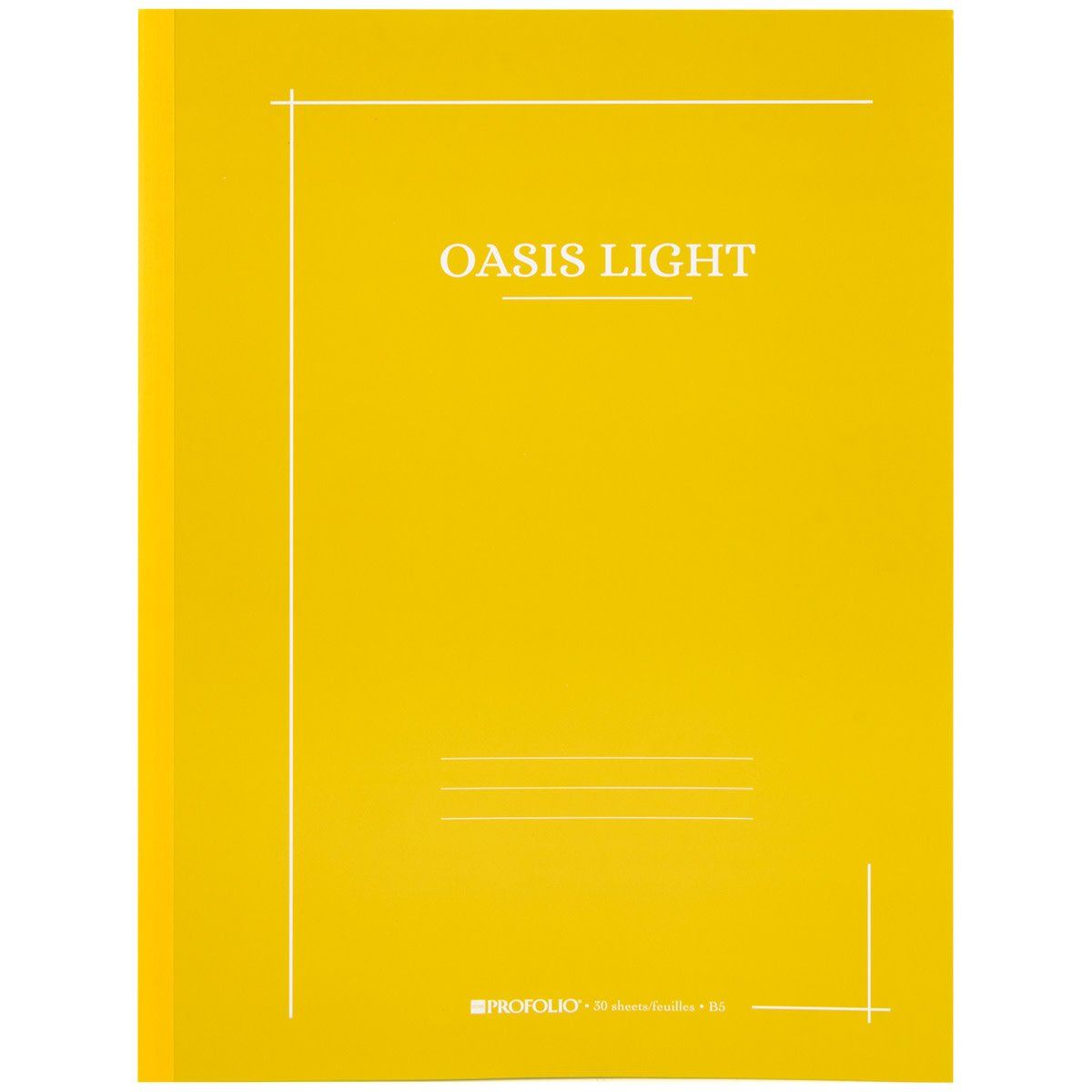 Oasis Light Notebook B5 Mustard