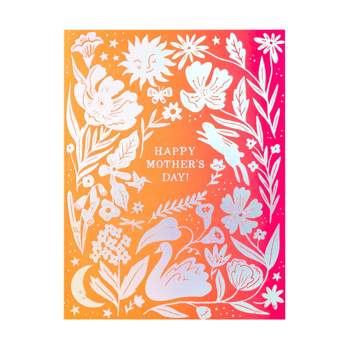 Sunset Garden Mother&#39;s Day Letterpress Card