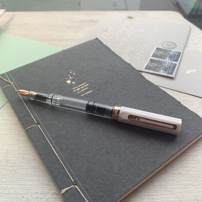 TWSBI ECO White with Rose Gold Fountain Pen